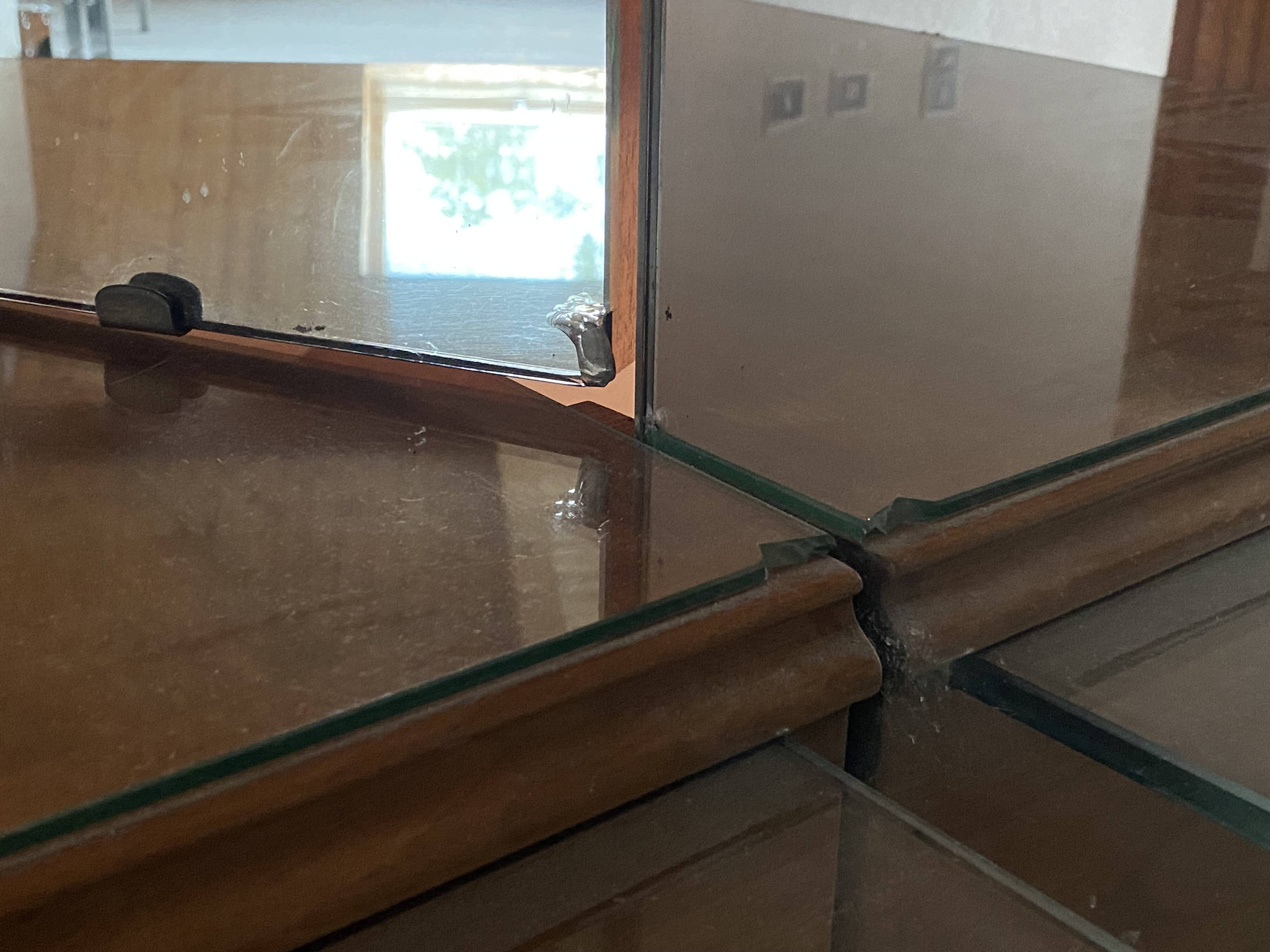 Art Deco mirrored chest of drawers