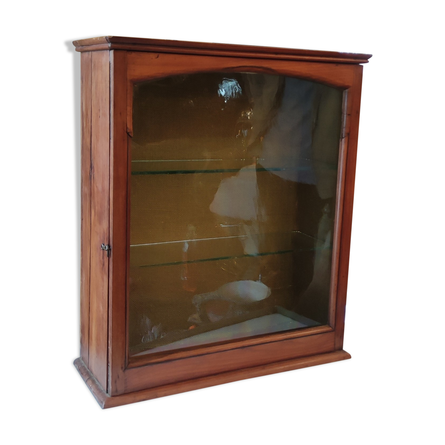 Old wall display case