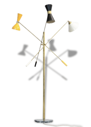 Lampadaire italien décoratif