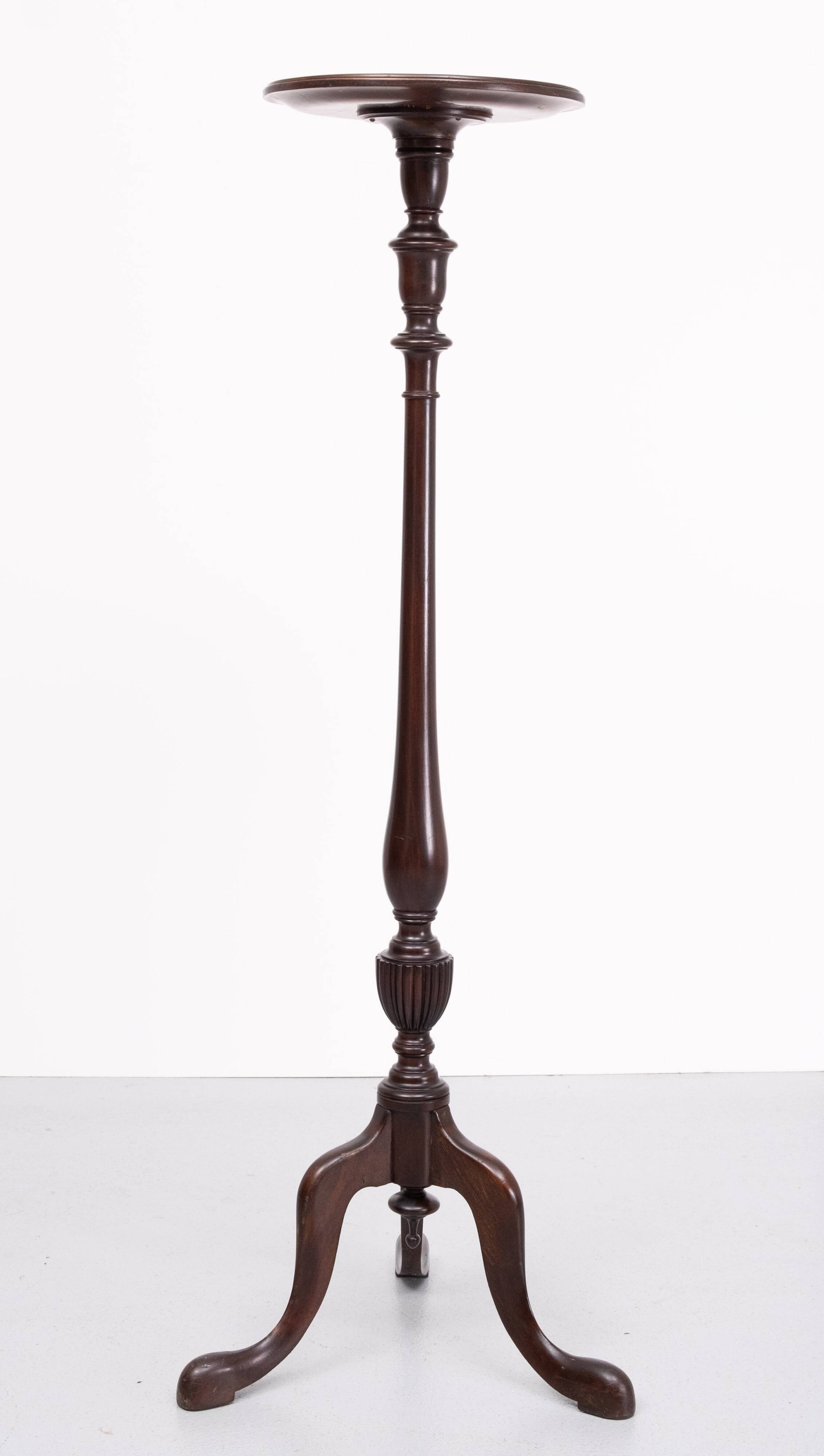 19th Century Mahogany tall Torchere Stand