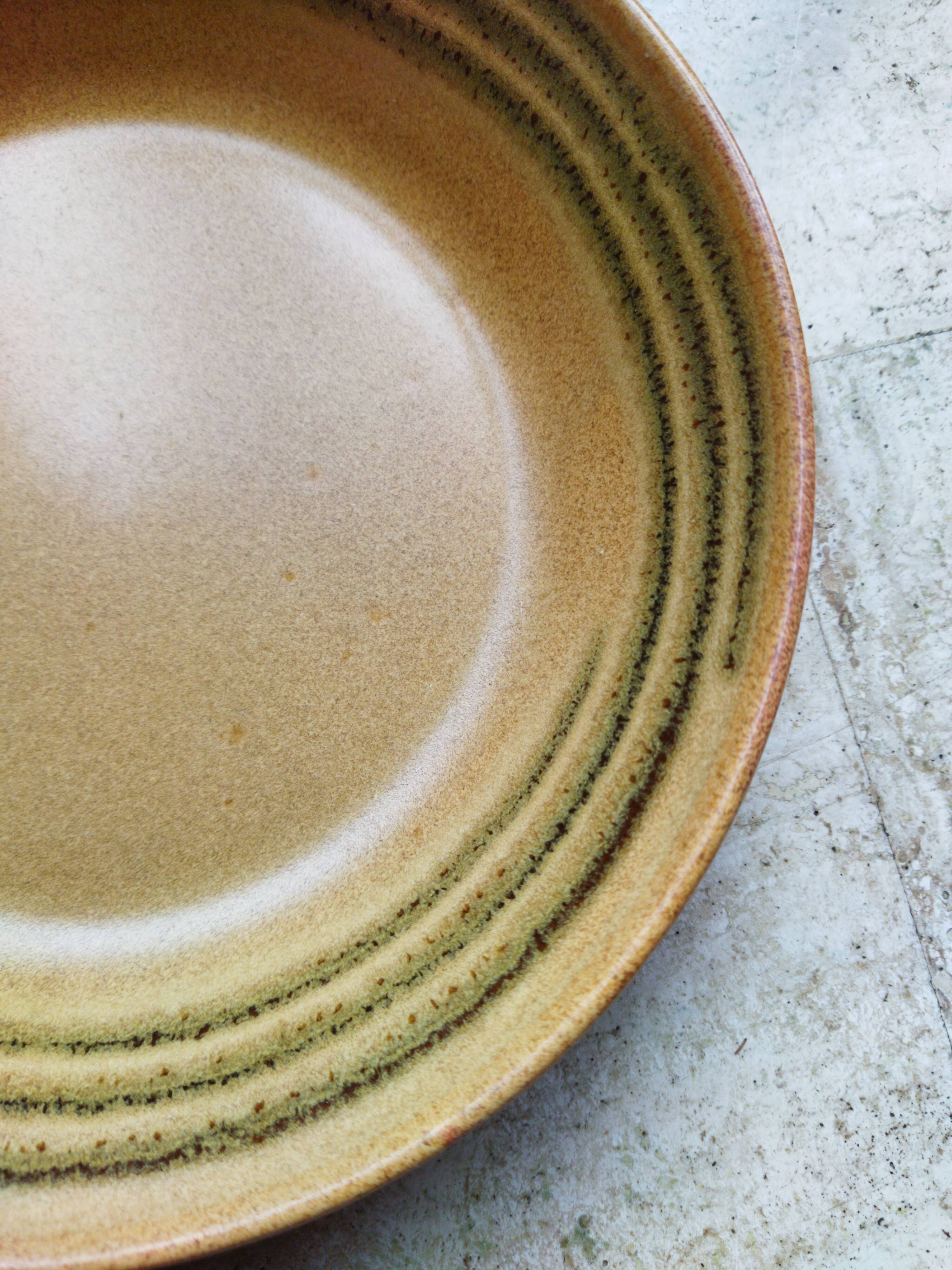 6 Sarreguemines “Chaumière” soup plates