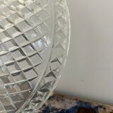 Vintage suspension in chiseled glass