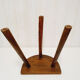 Tabouret tripode brutaliste
