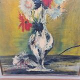 Flower Painting By Francois Philippe 1920-1995, 1960/70s.