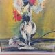 Flower Painting By Francois Philippe 1920-1995, 1960/70s.