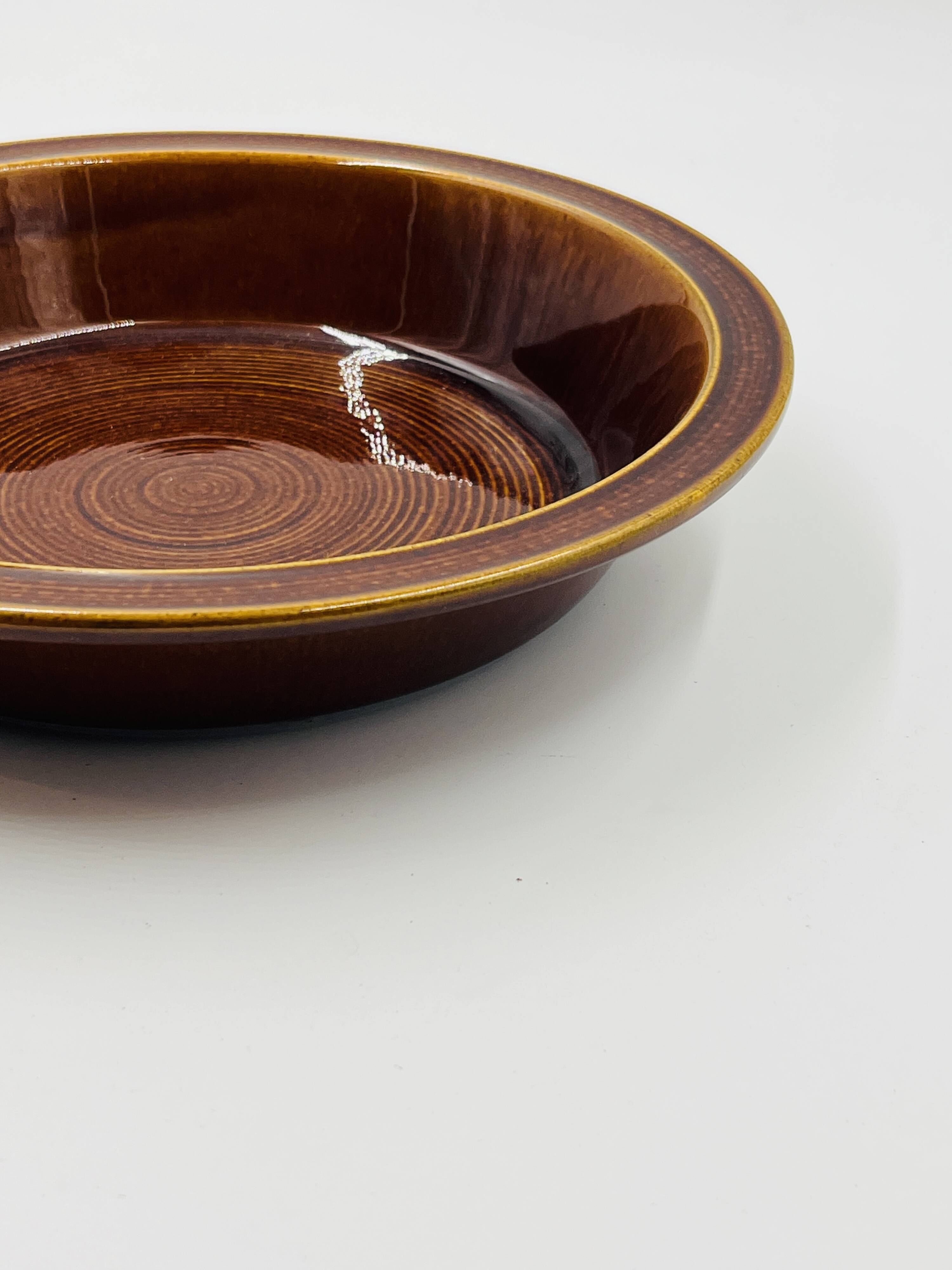 Plat rond Deco Hälsingborg Ringar K.J. Svensson, 1970