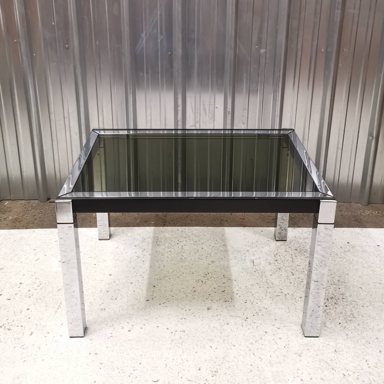Table extensible La Métal Arredo, Italy, 1970