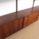 Scandinavian wall system in rosewood by Hansen & Guldborg