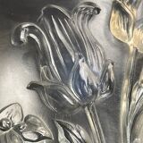 Large vase with 2 Art Deco handles signed Verlys