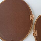 Vintage triptych mirror