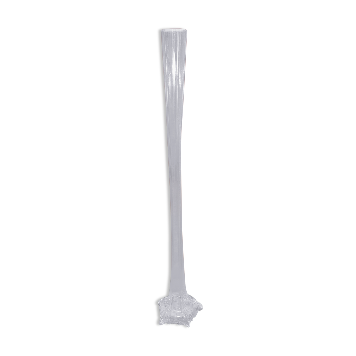 Vase soliflore molded glass