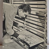 Silver photo printing circa 1970