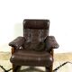 Wenge & Leather Lounge Armchair By Coja, 1981