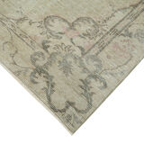 Hand-knotted antique turkish beige carpet 155 cm x 273 cm