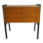 Commode meuble d entrée scandinave en teck mid century
