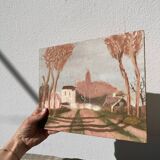 Oil painting landscape painting