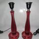 Pair of vintage lamps. 1980s.