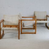 Set of 3 Diana armchairs by Karin Mobring, Ikéa, circa 1970