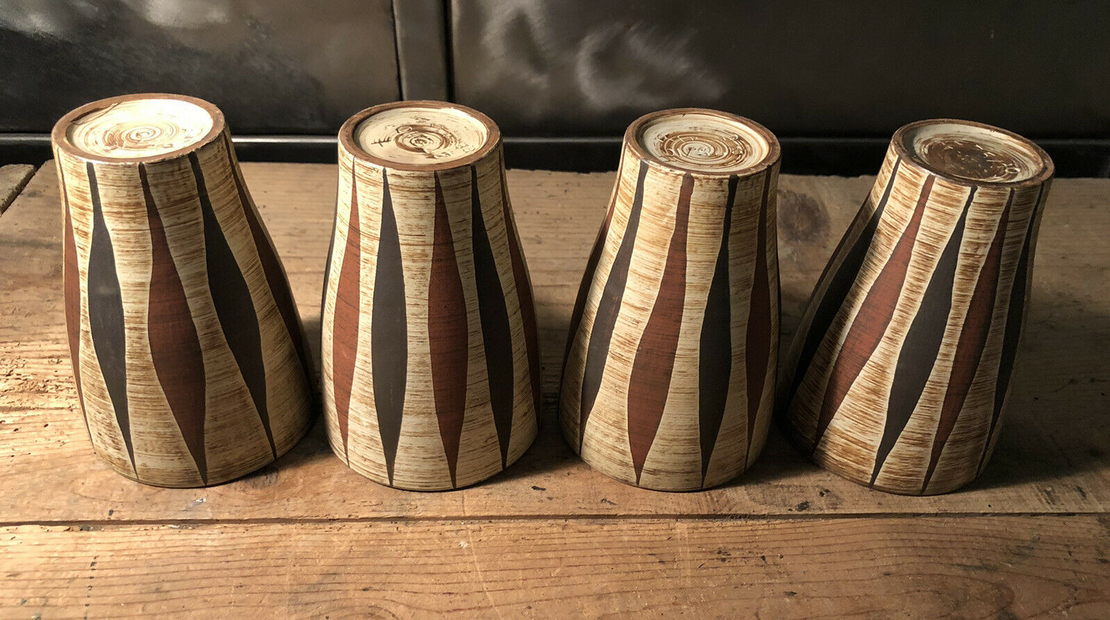 Lot 4 vintage ceramic cups germany