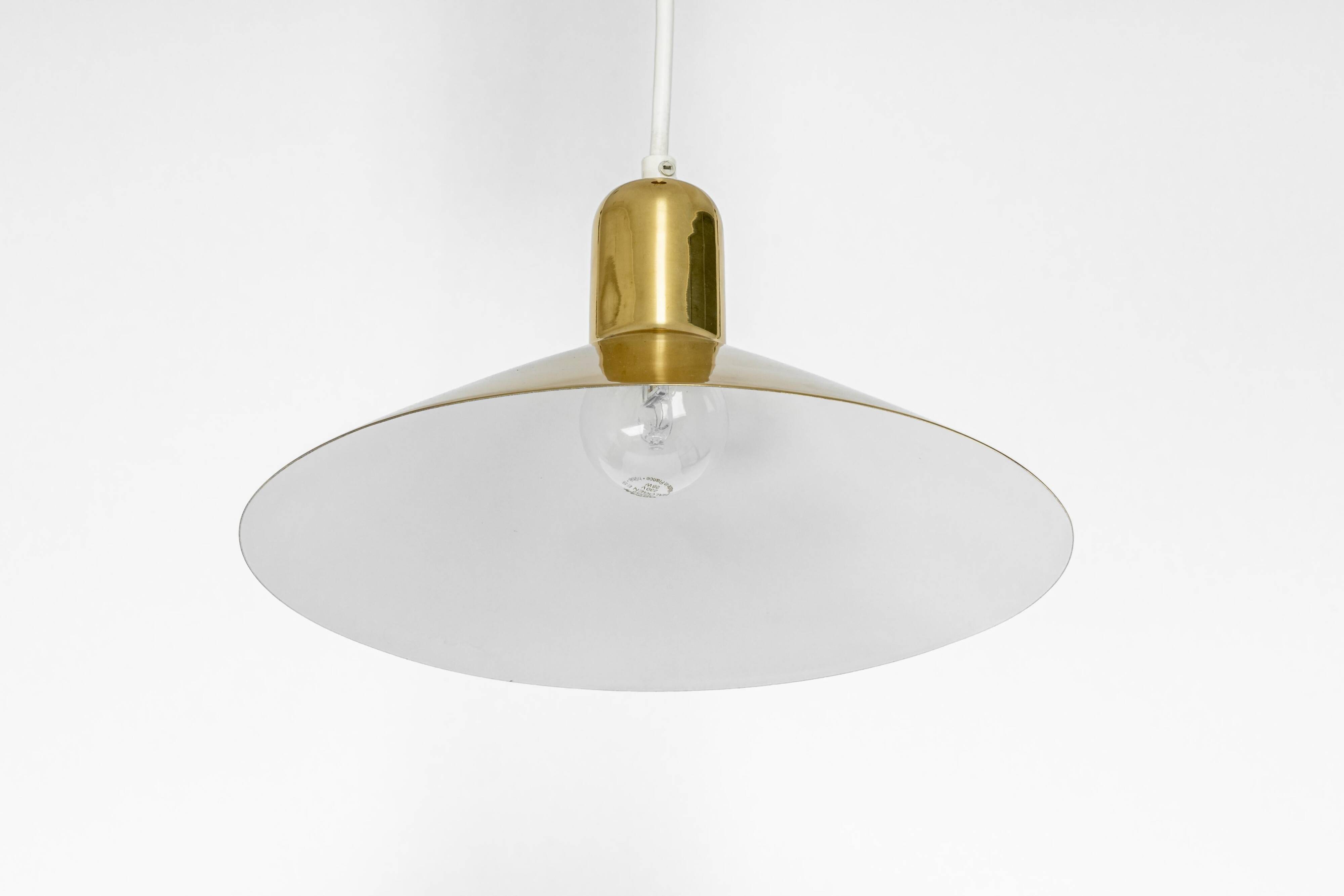Small brass pendant lamp by Florian Schulz, Germany