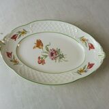 Ancien petit ravier, tulipe, en céramique, villeroy & boch