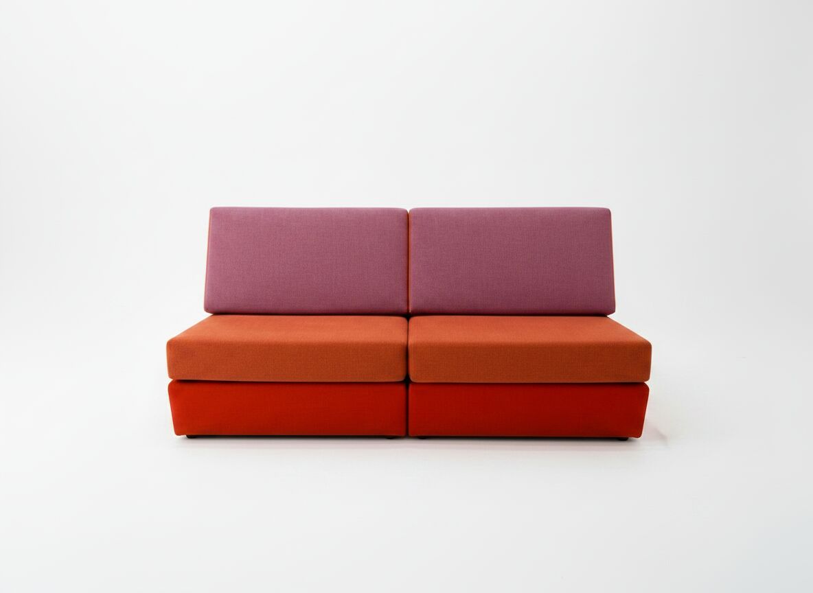 Tricolour armchair