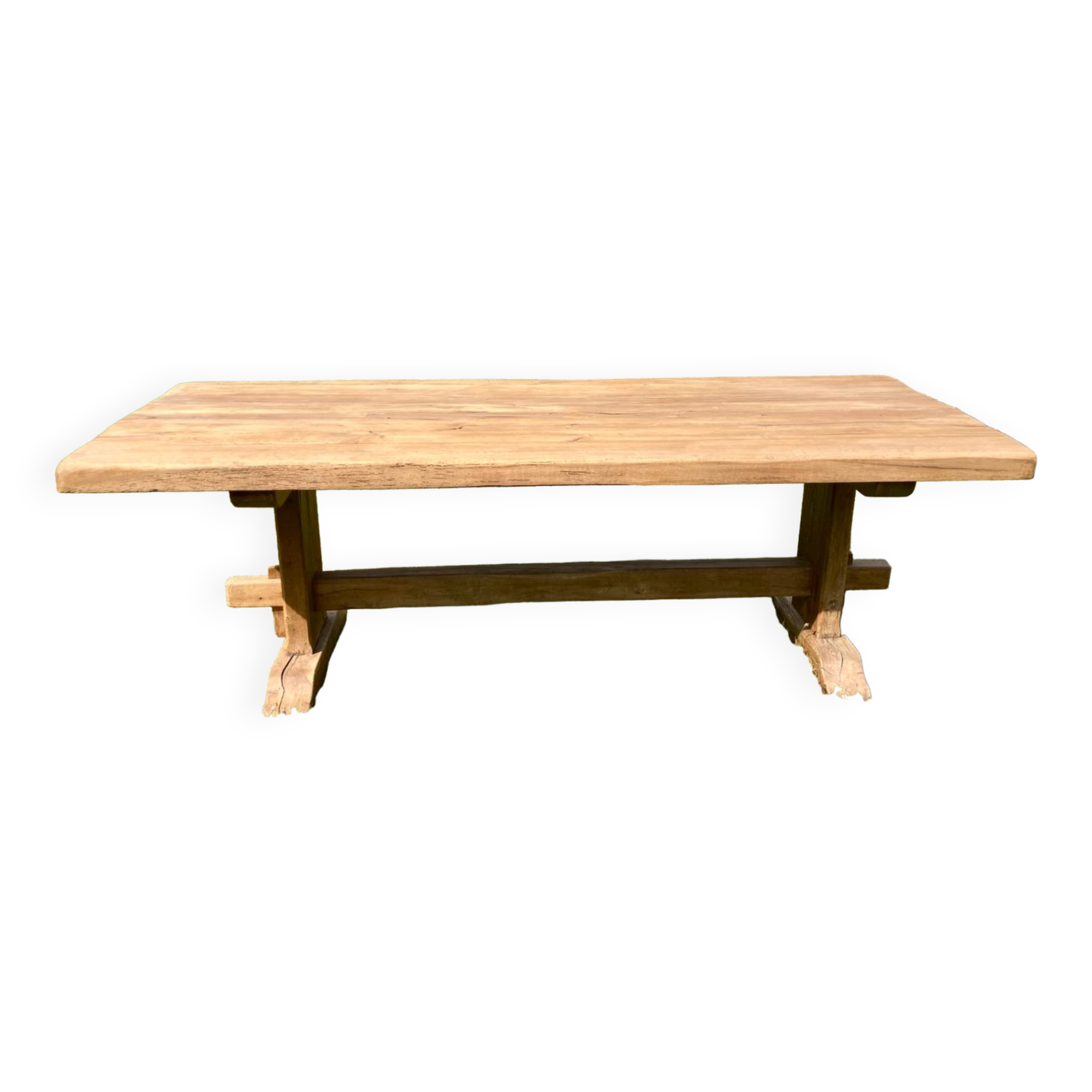 Solid oak monastery table