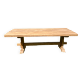Solid oak monastery table