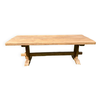 Solid oak monastery table