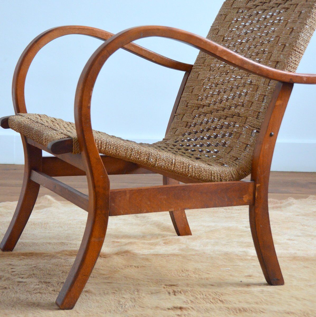 Bauhaus armchair by Erich Dieckmann Art Deco 1920 / 1930s