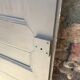 Double portes de placard peintes 1900