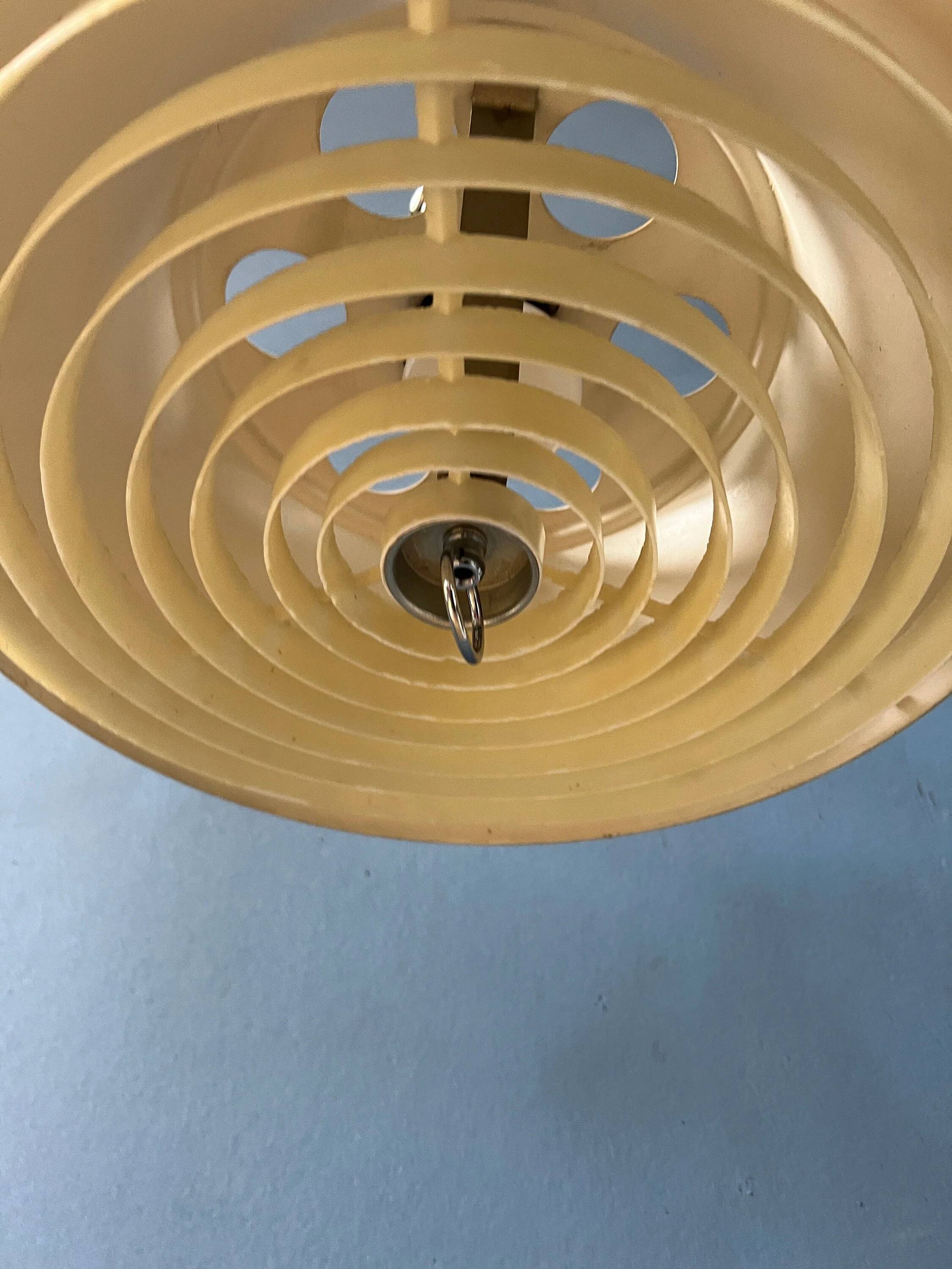 Yellow metal suspension Mid-Century