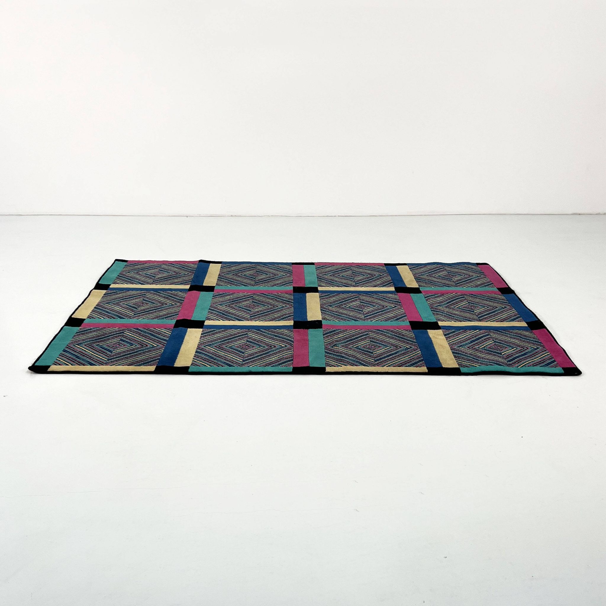 Tapis aux formes géométriques par Missoni, 1980