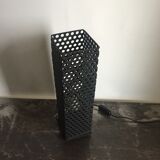 Matte black designer metal lamp