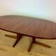 Table à manger à rallonge en bois de rose du milieu du siècle par John Mortensen