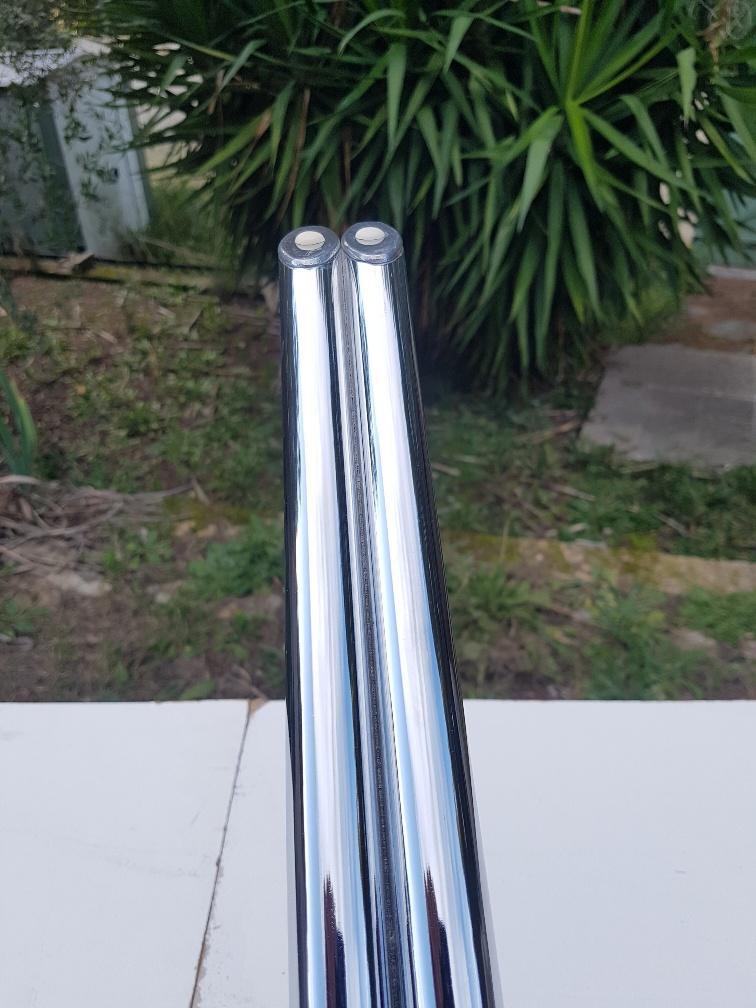 Chrome design coffee table and smoky glass 70s