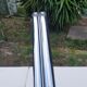 Chrome design coffee table and smoky glass 70s