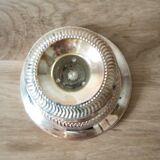 Silver candle holder