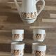 Vintage coffee service Nomar Jet – Coffee maker + 4 cups – Porcelain
