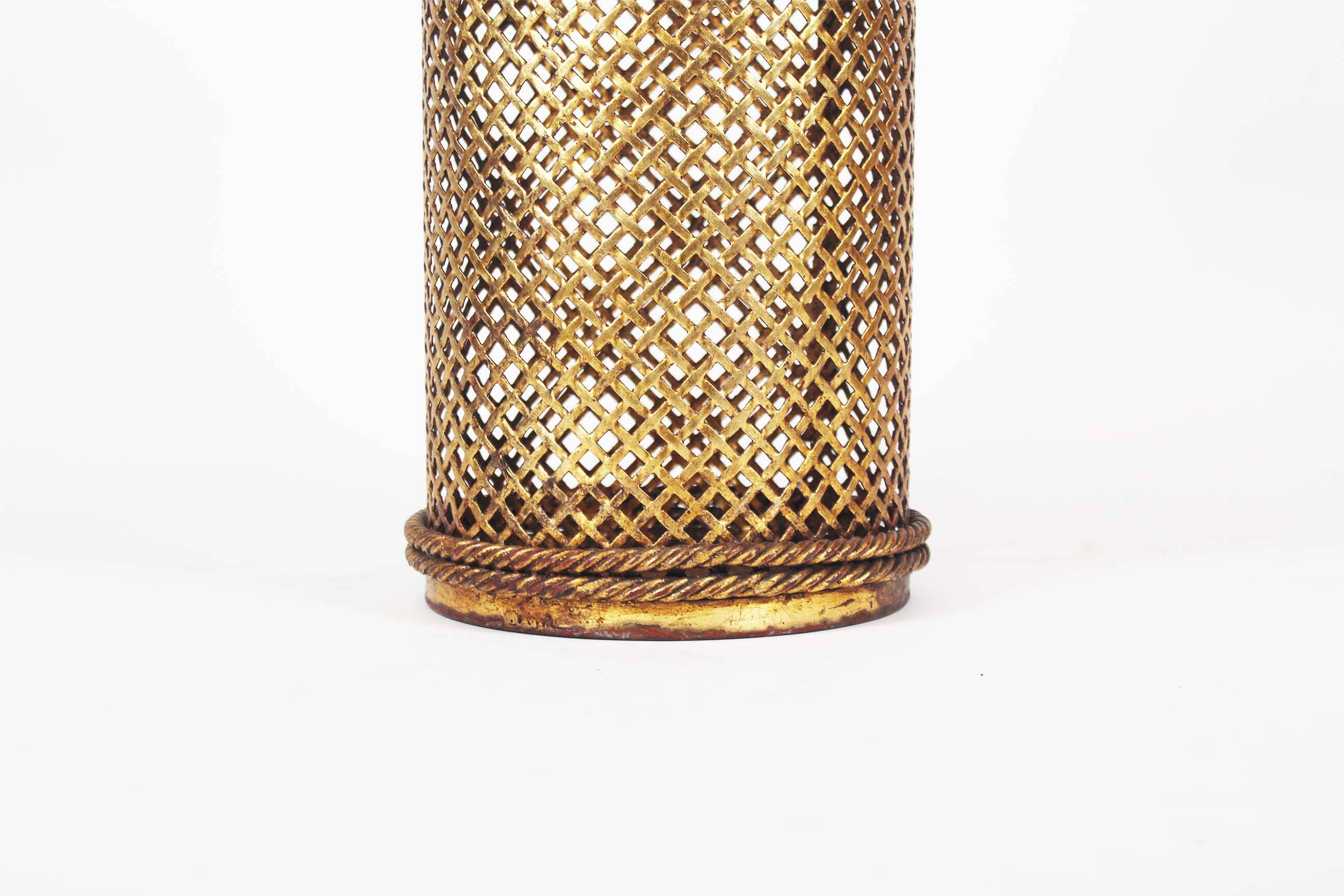 Tall Gilt Tassel Umbrella Stand by Li Puma Firenze