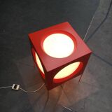 Cube Floor Lamp T-267 Swiss Space Age by Carl Moor for BAG Turgi, 1960s