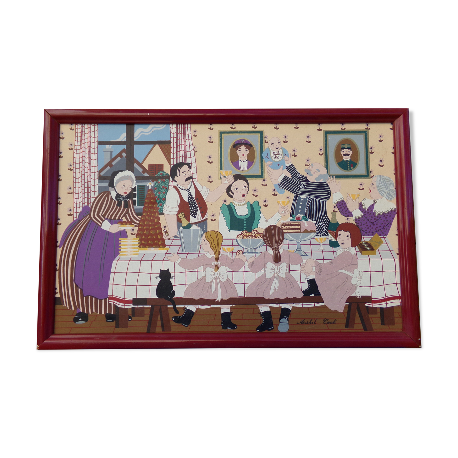 Painting Michel Cordi