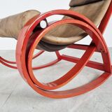Sgarsul Rocking Chair by Gae Aulenti for Poltronova, 1960s