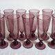 11 bubble-blown glasses Verrerie du Marais Riom