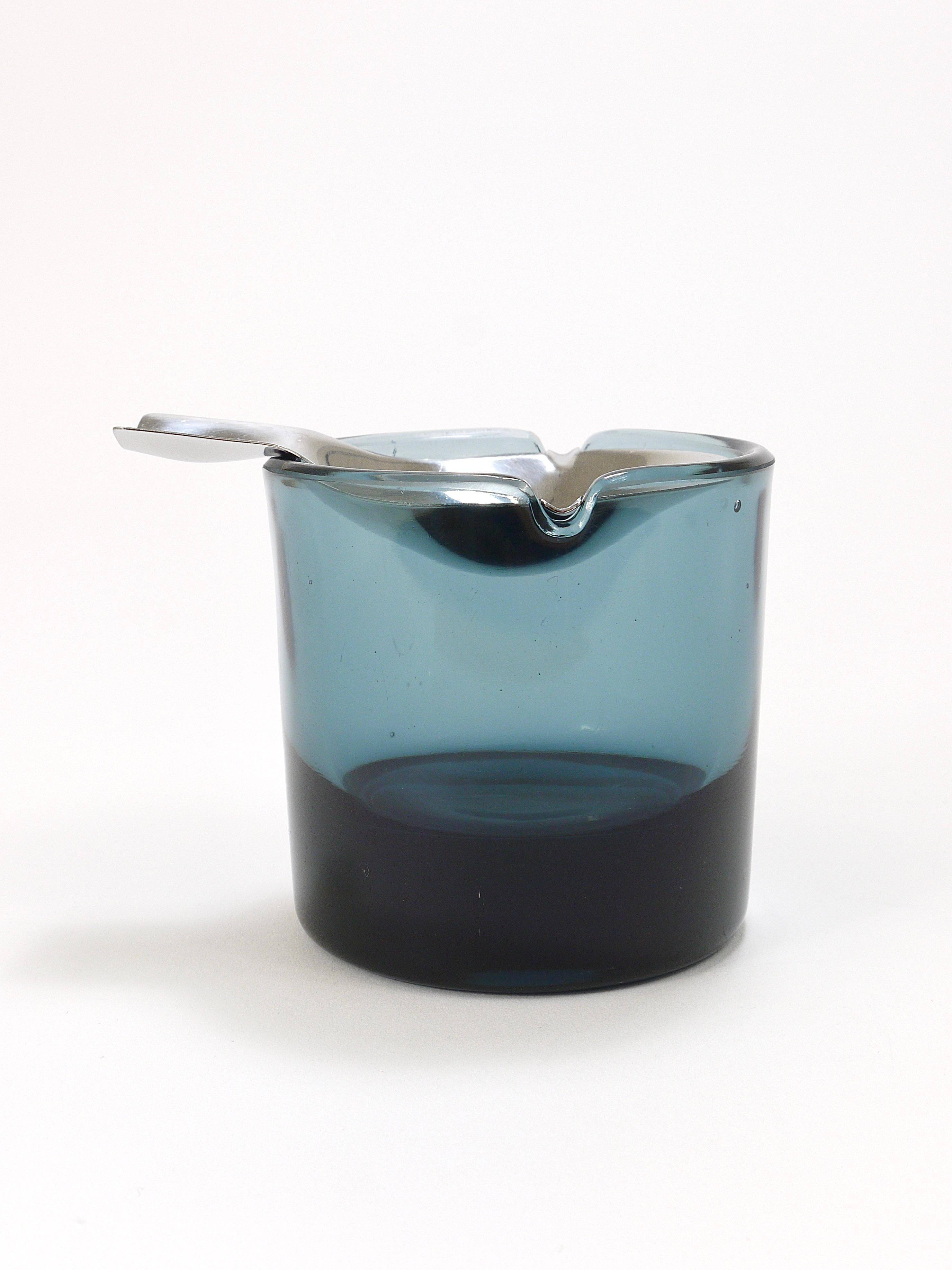 Bauhaus Ashtray Tourmaline by Wilhelm Wagenfeld for WMF Germany, 1960s