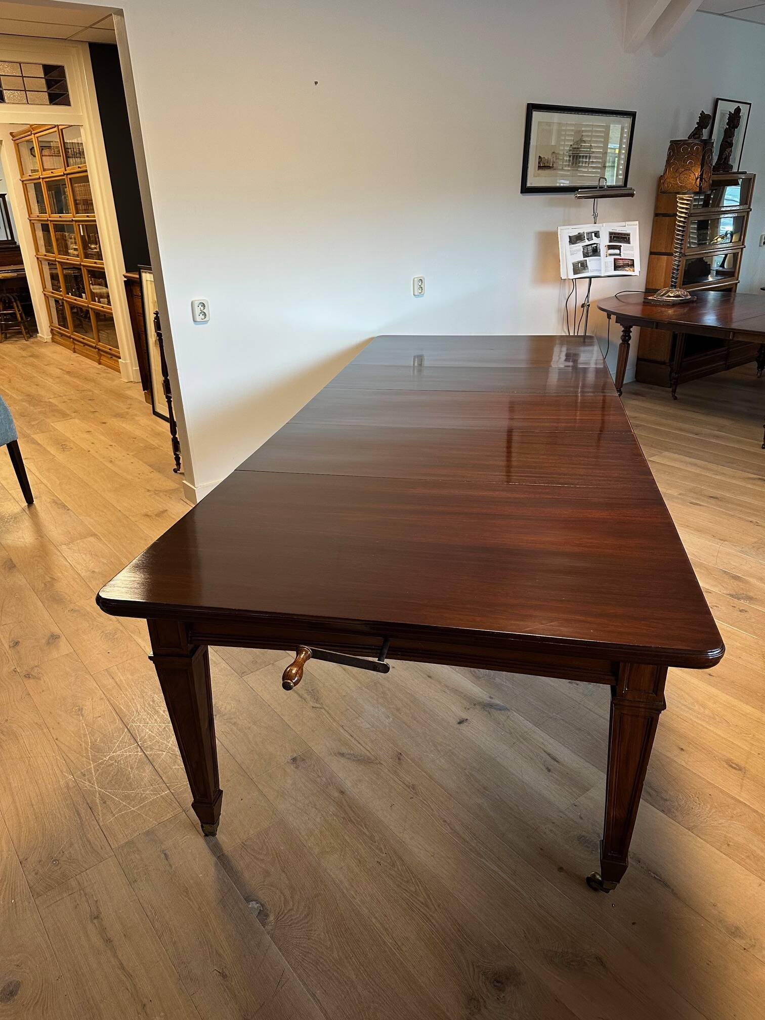 Large antique dining table