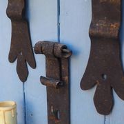Forged Iron Castle Wall Lights: French Salvaged Sconces, Medieval Style