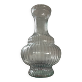 Grand vase en verre moulé 40cm