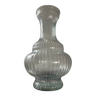 Large molded glass vase 40cm