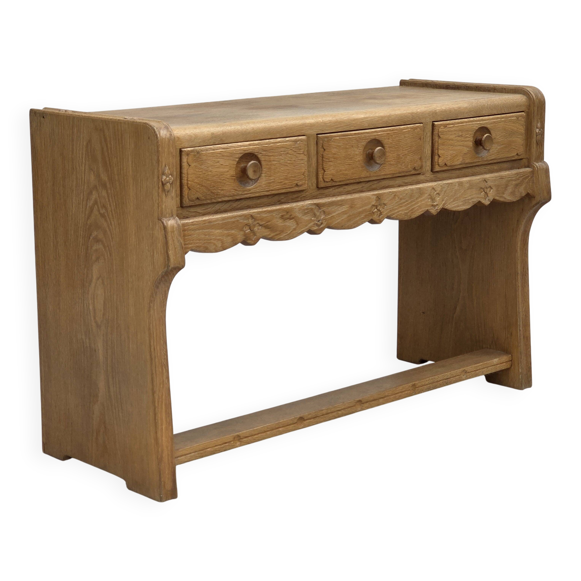 1970s, Danish chest of drawers, oak wood, original good condition.